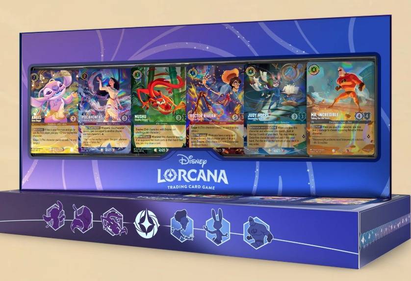 lorcana collector boosters display