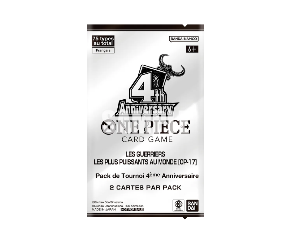Pack de Tournoi 4éme Anniversaire