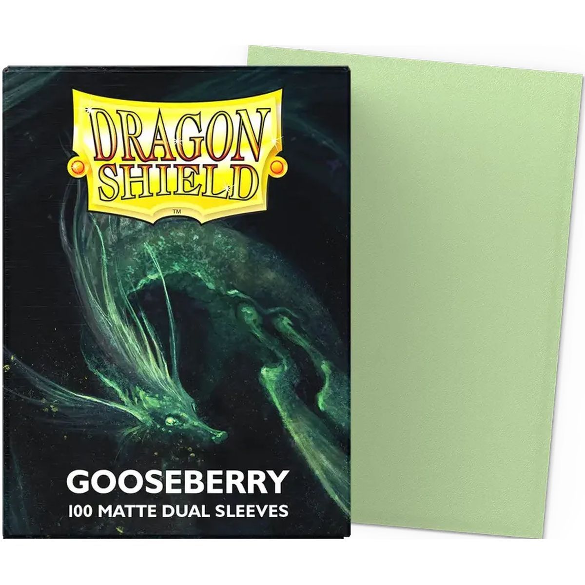 Item 100 Card Sleeves - Standard - Matte Gooseberry - Dragon Shield