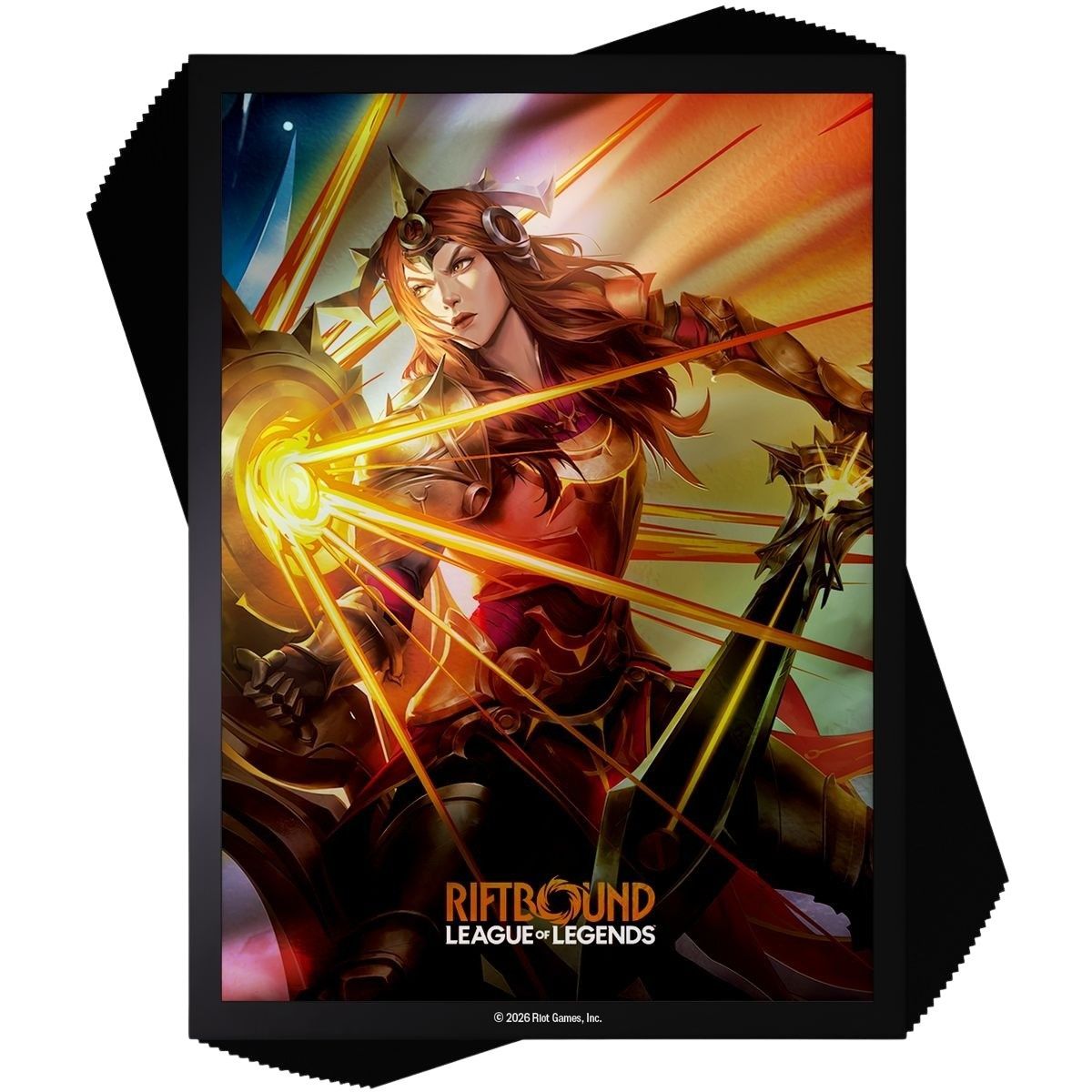 100 Card Sleeves - Diana vs Leona - Riftbound League of Legends TCG - Set 4 Vendetta - Sealed