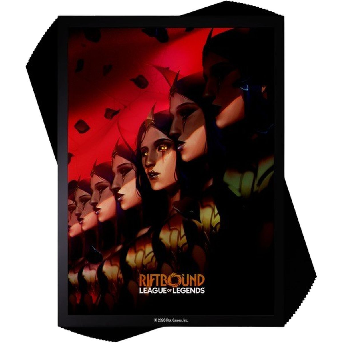 100 Card Sleeves - Leblanc, Deceiver - Riftbound League of Legends TCG - Set 3 Unleashed - Sealed