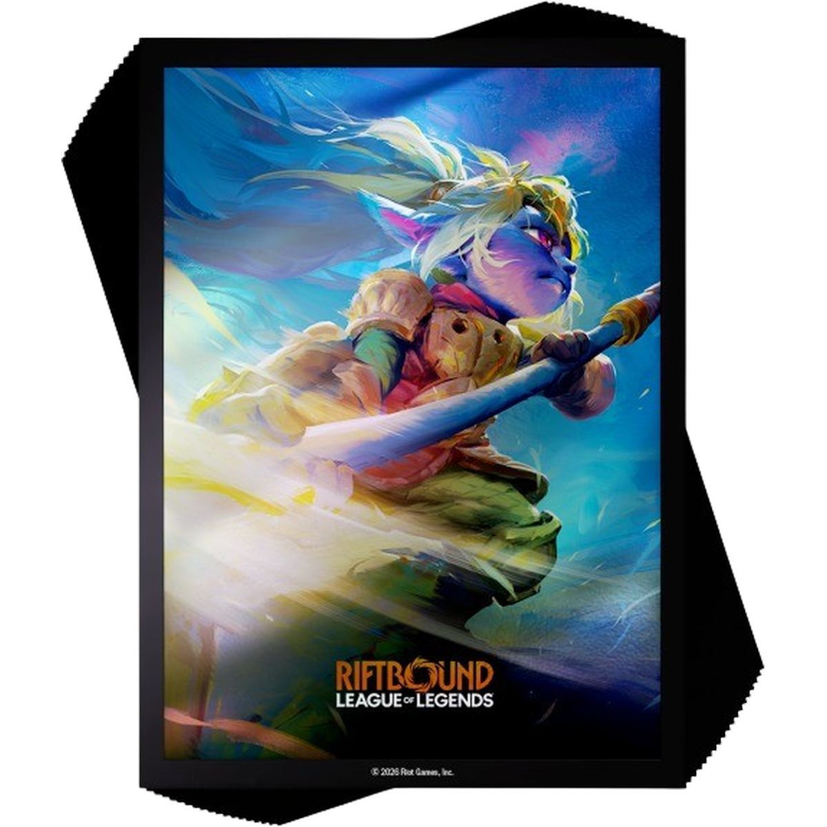 100 Card Sleeves - Sleeves - Poppy, Keeper of the Hammer - Riftbound League of Legends TCG - Set 3 Unleashed - Sealed