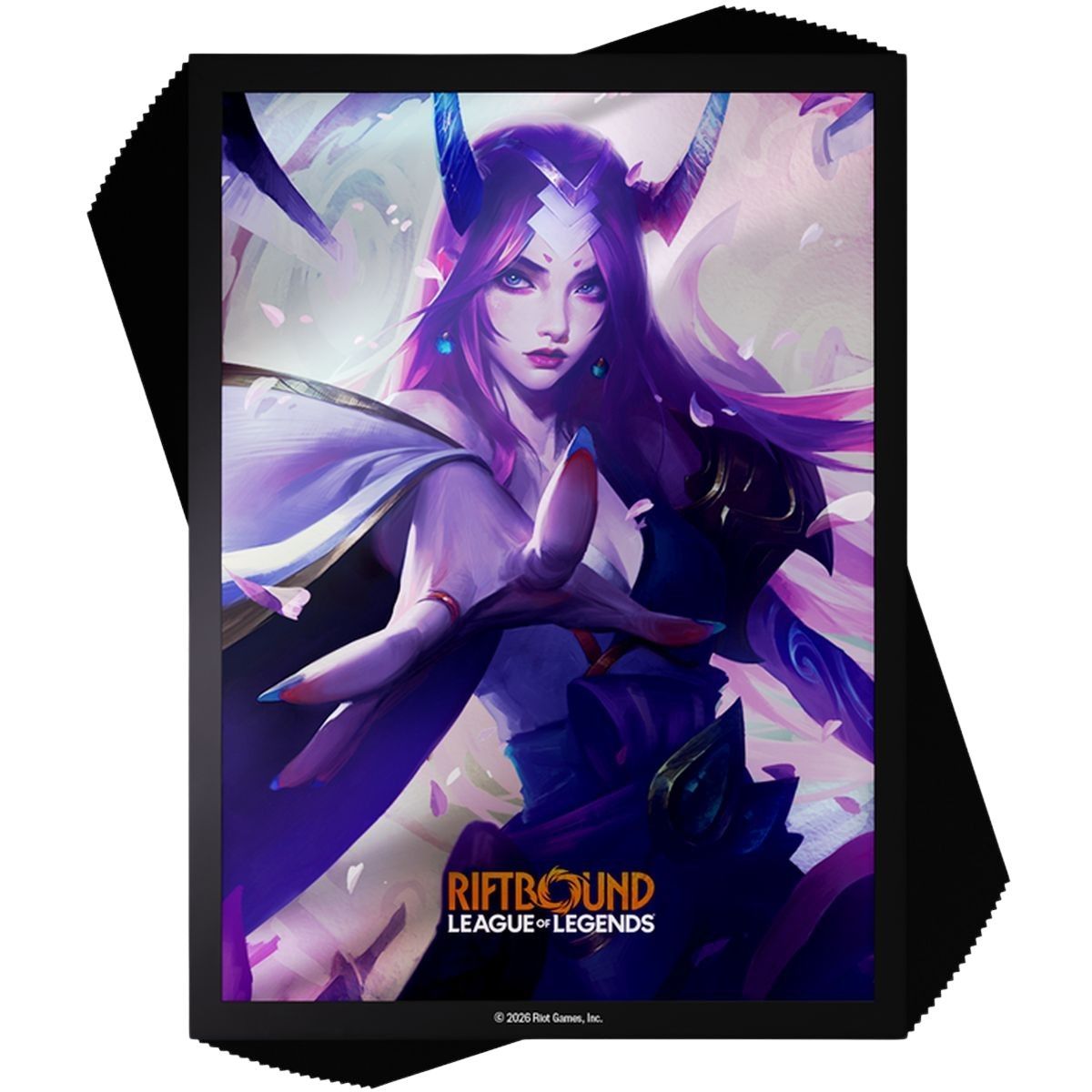 Item 100 Card Sleeves - Spirit Blossom Irelia - Riftbound League of Legends TCG - Set 2 Spiritforged - Sealed