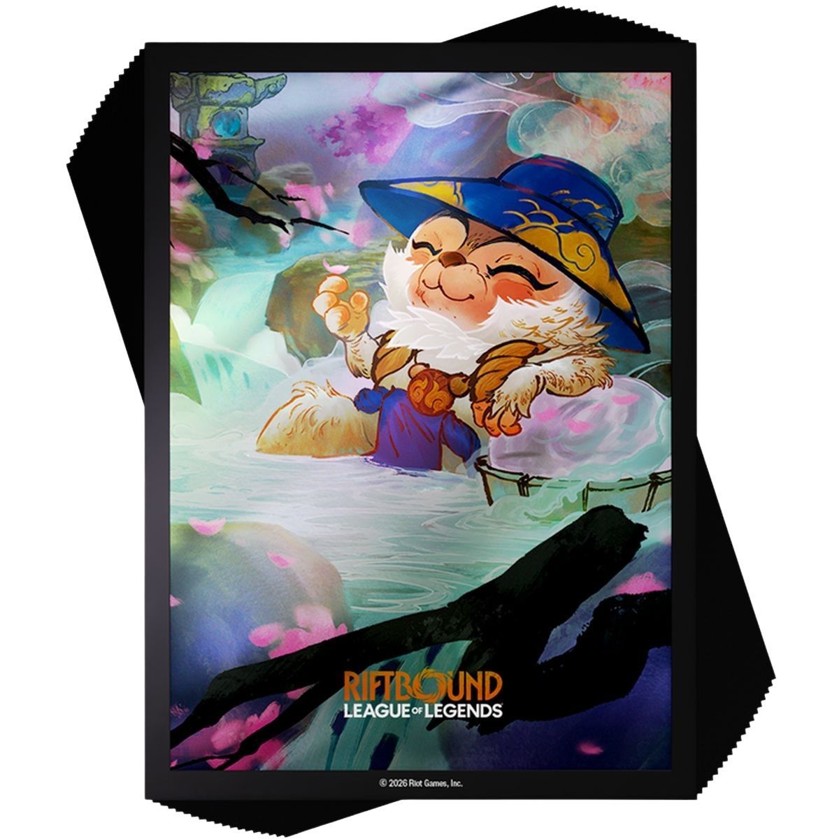 Item 100 Card Sleeves - Spirit Blossom Teemo - Riftbound League of Legends TCG - Set 2 Spiritforged - Sealed