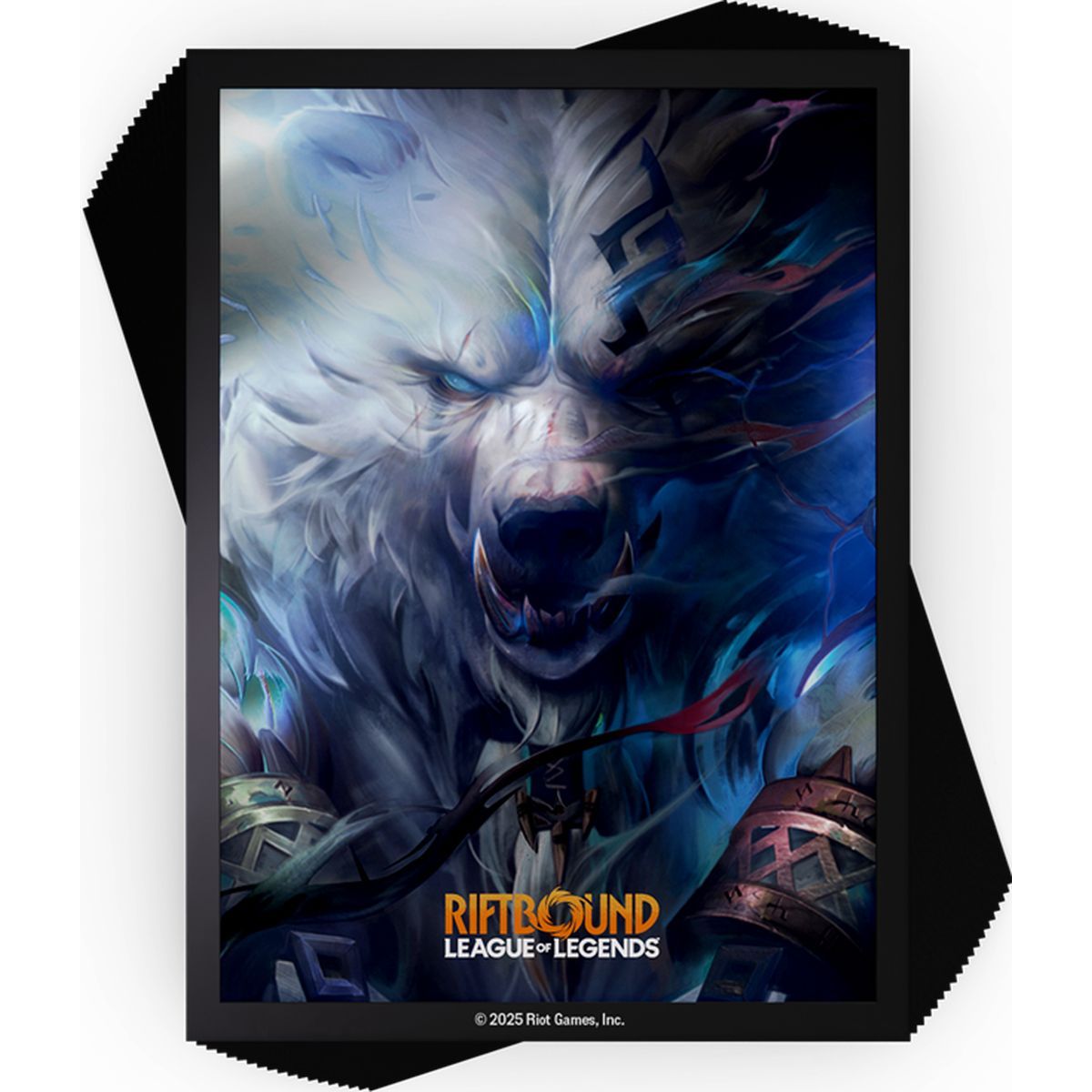 100 Card Sleeves - Sleeves - Volibear - Riftbound League of Legends TCG - Set 1 Origins - Sealed