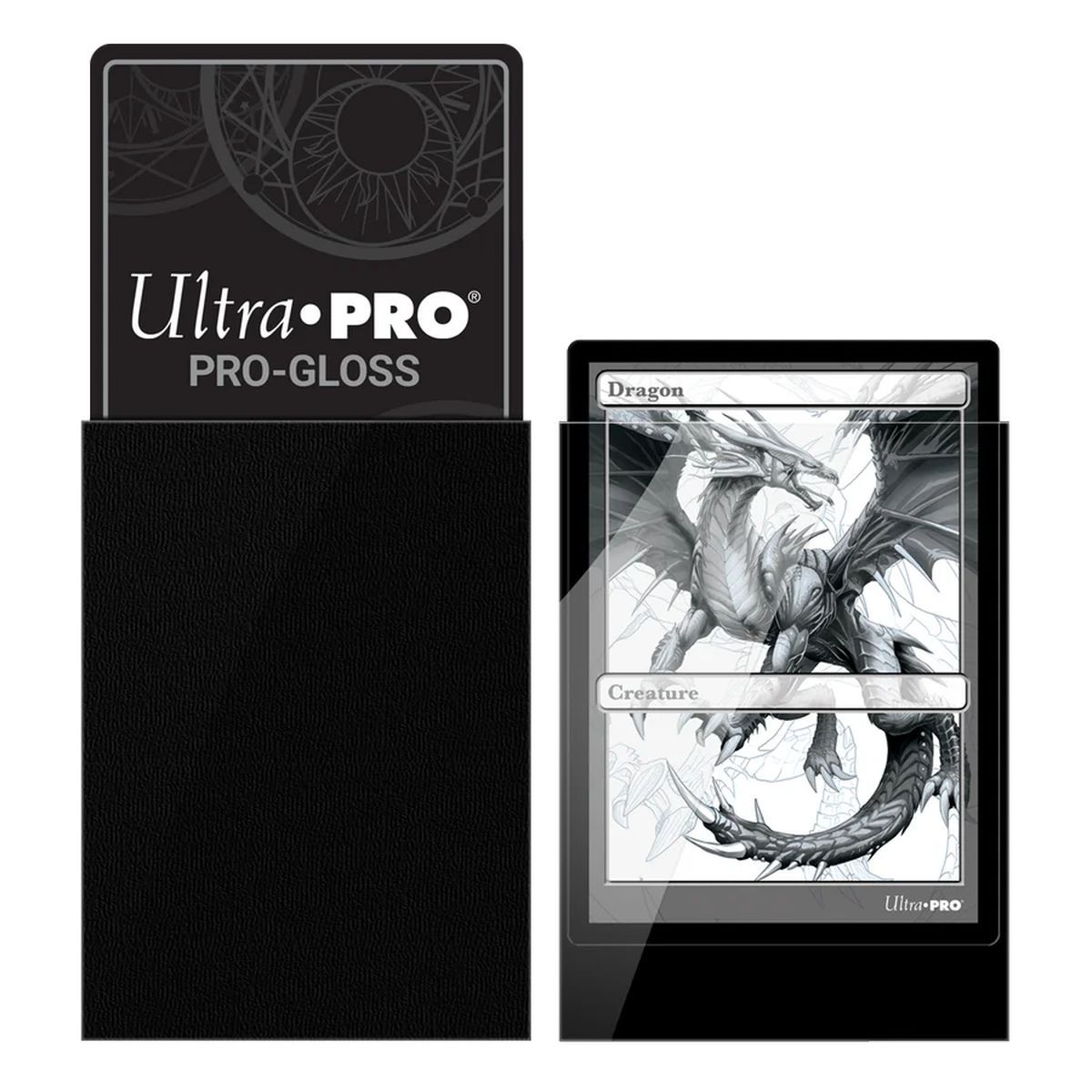 100 Card Sleeves - Standard - Pro-Gloss: Black - Ultra Pro