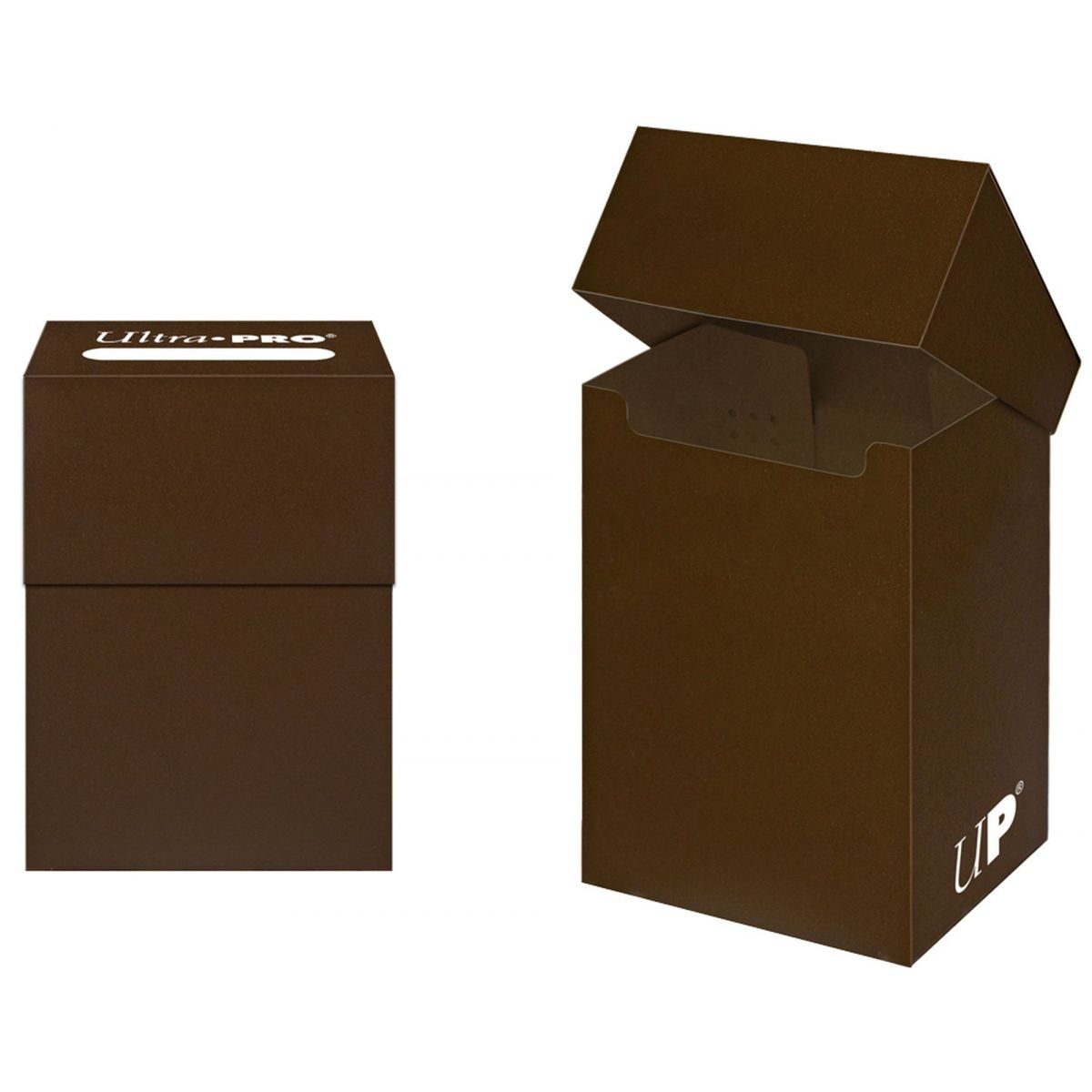 Ultra Pro - Deck Box Solid - Brown - Brown 80+