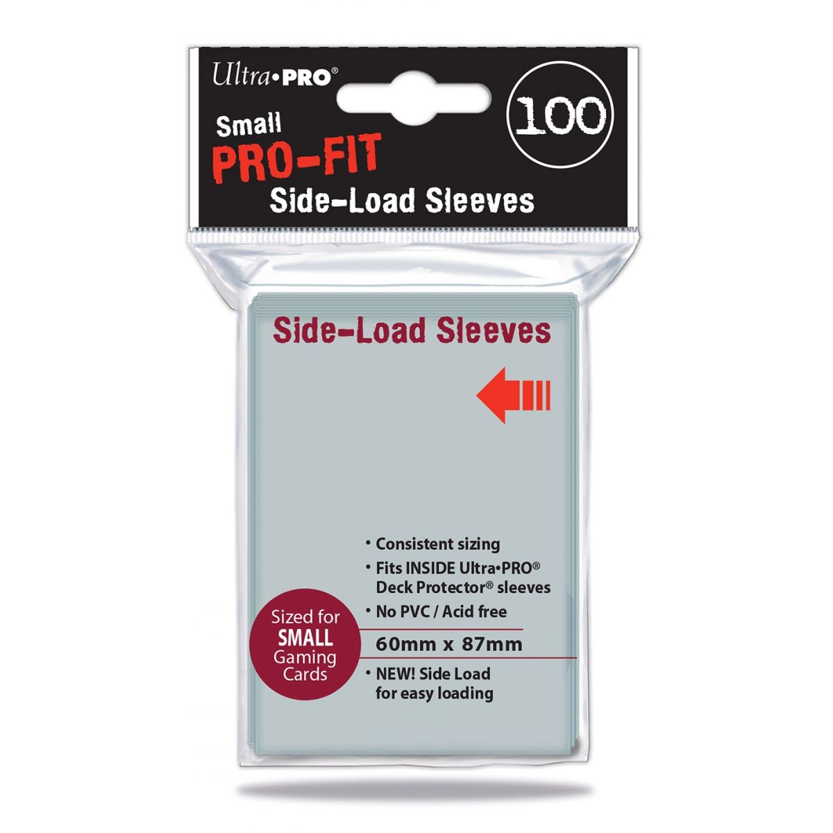 Card Sleeves - Small Pro Fit Side Load (100)