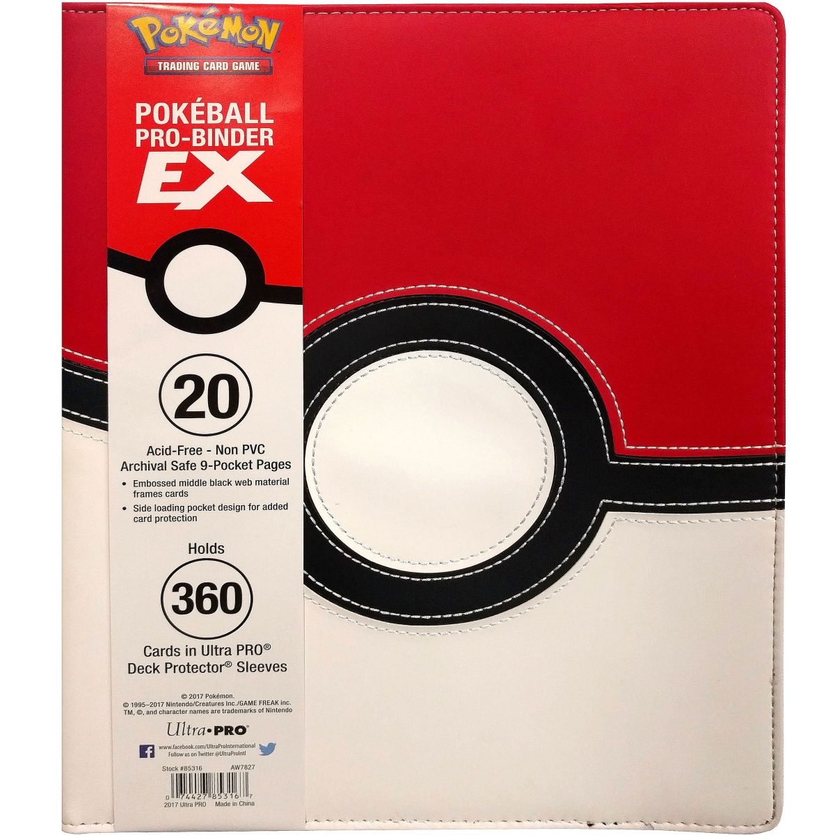 Item Pro Binder - Premium 9 Boxes - Pokeball