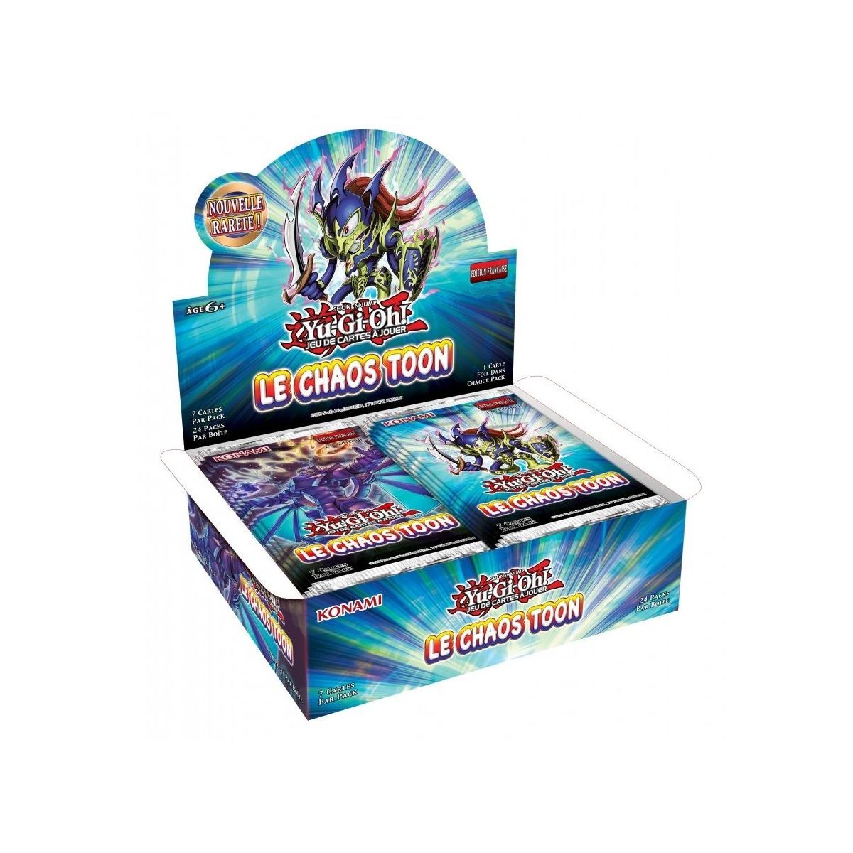 Yu Gi Oh! - Display - Box of 24 Boosters - Le Chaos Toon - FR - Unlimited/Reissue