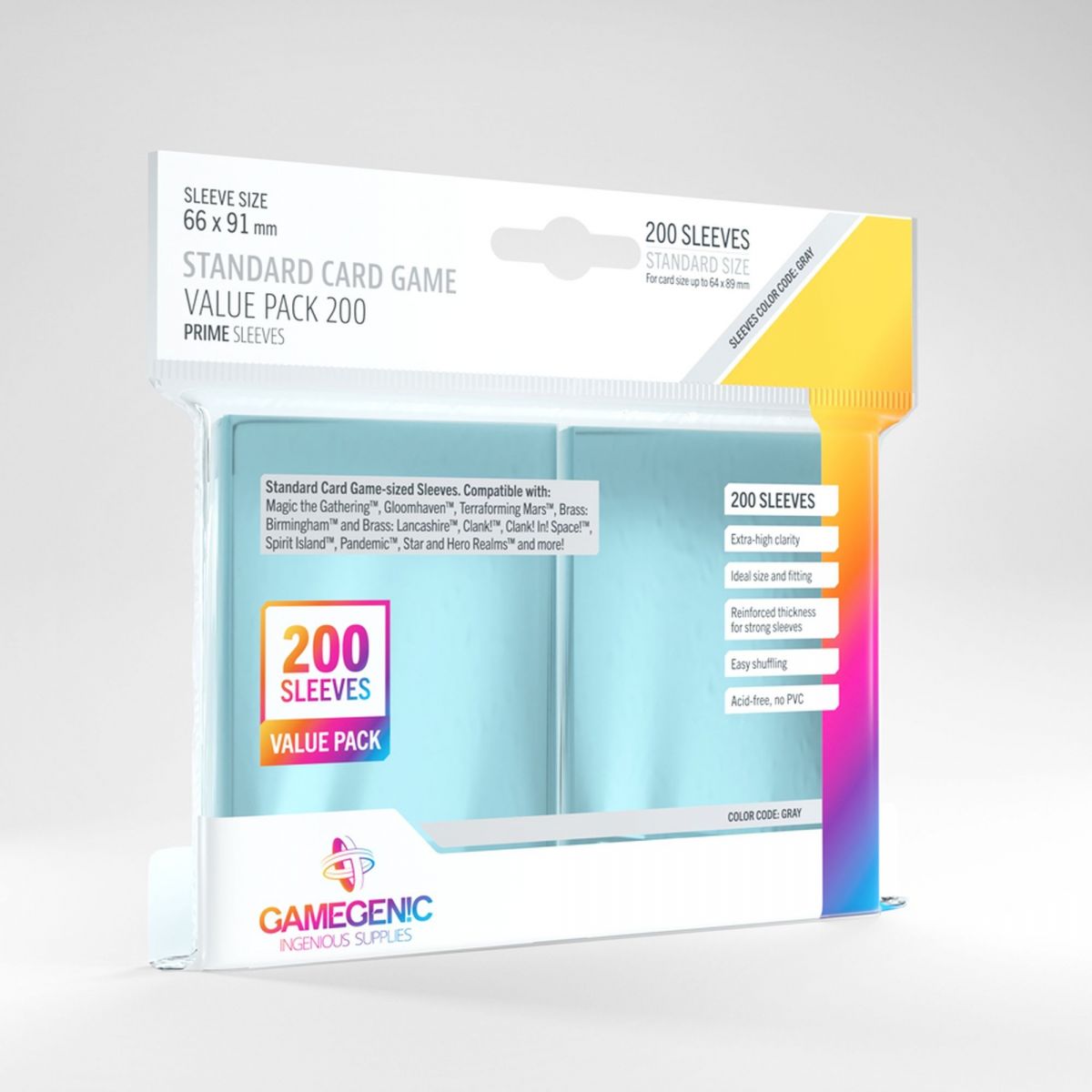 Item Gamegenic - Card Sleeves - Standard - Value Pack (200)