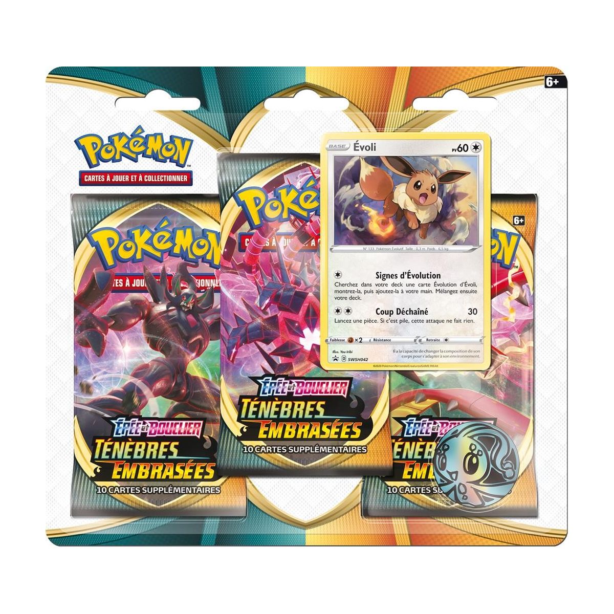 Pokémon - Tri-Pack - Darkness Ablaze [EB03] - Eevee / Pyroli - FR