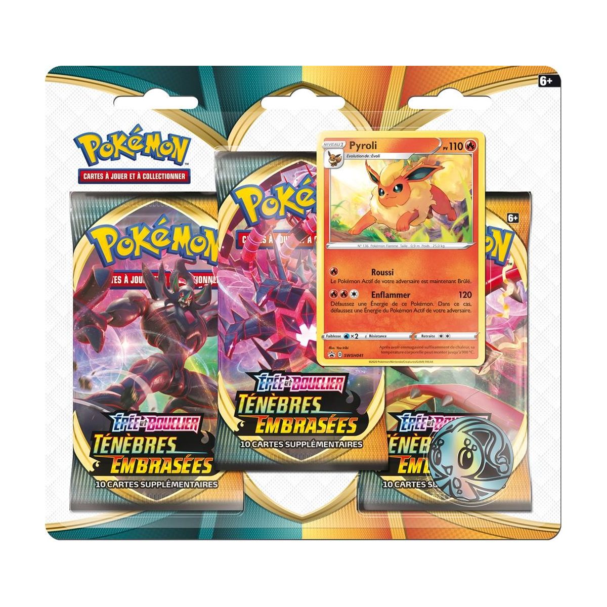 Pokémon - Tri-Pack - Darkness Ablaze [EB03] - Eevee / Pyroli - FR