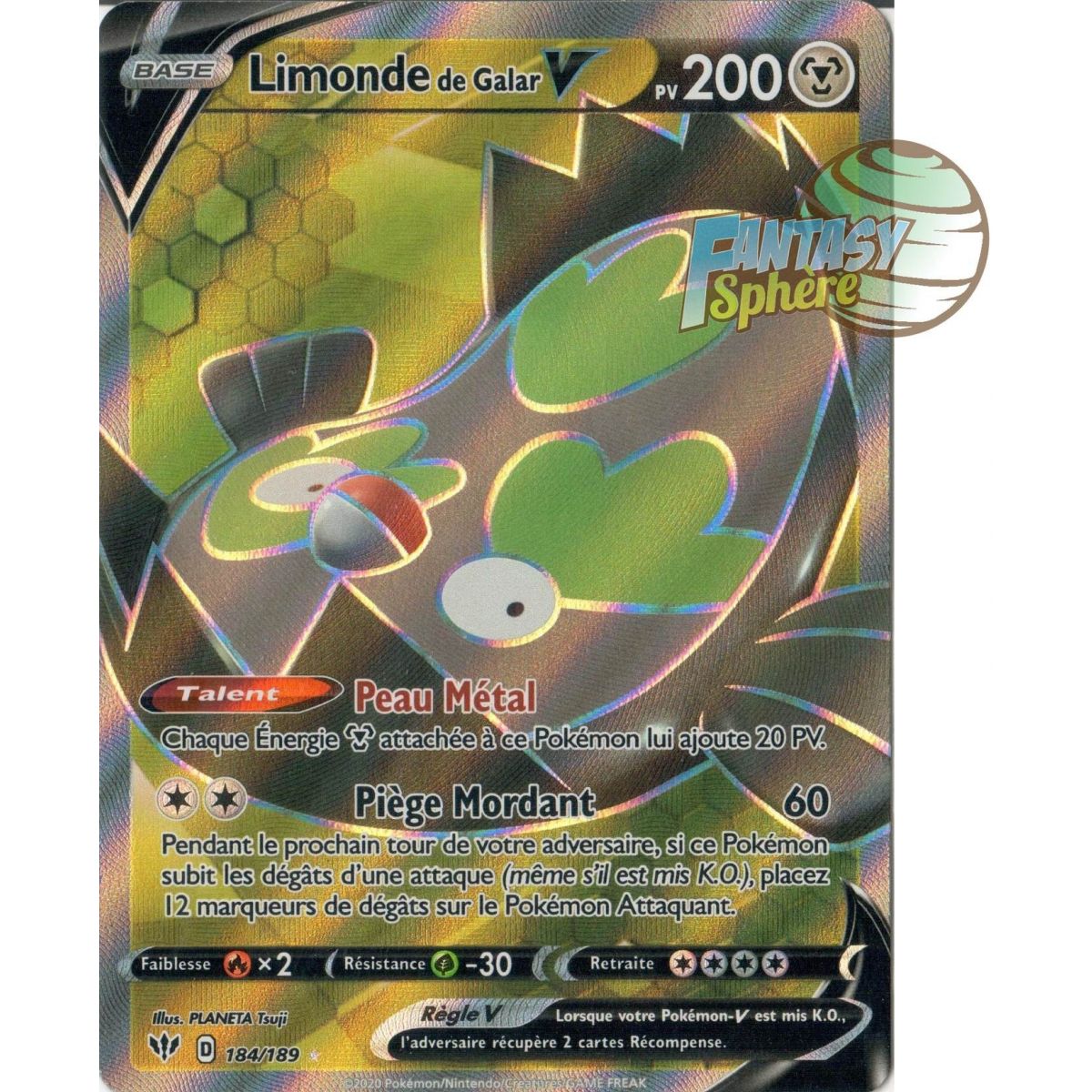 Item Galar Limonde V - Full Art Ultra Rare 184/189 - EB03 Darkness Ablaze