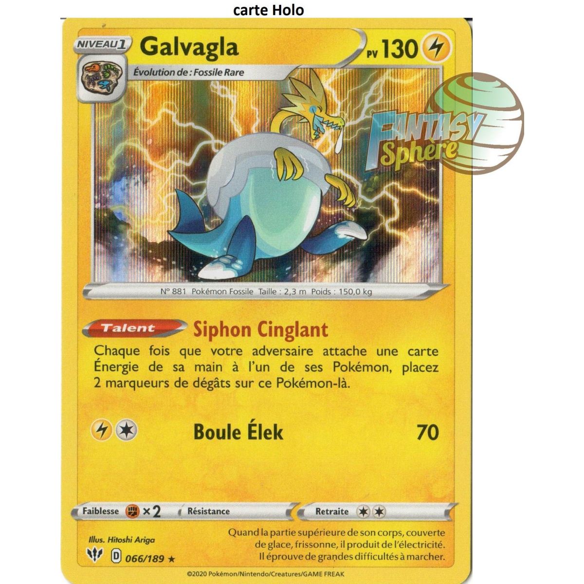 Galvaga - Holo Rare 66/189 - EB03 Darkness Ablaze