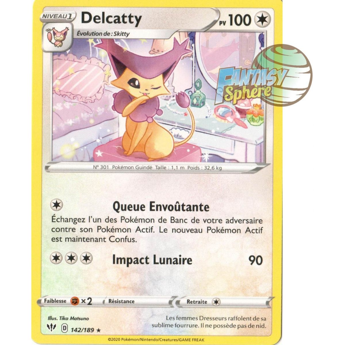 Delcatty - Rare 142/189  - EB03 Ténèbres Embrasées