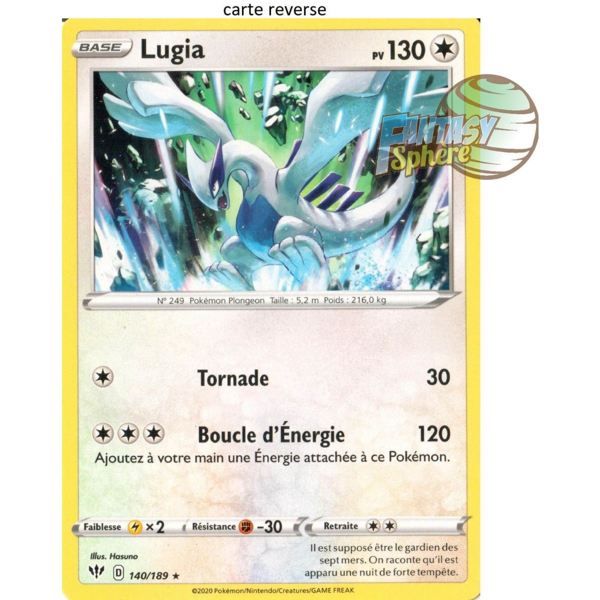 Item Lugia - Reverse 140/189 - EB03 Darkness Ablaze