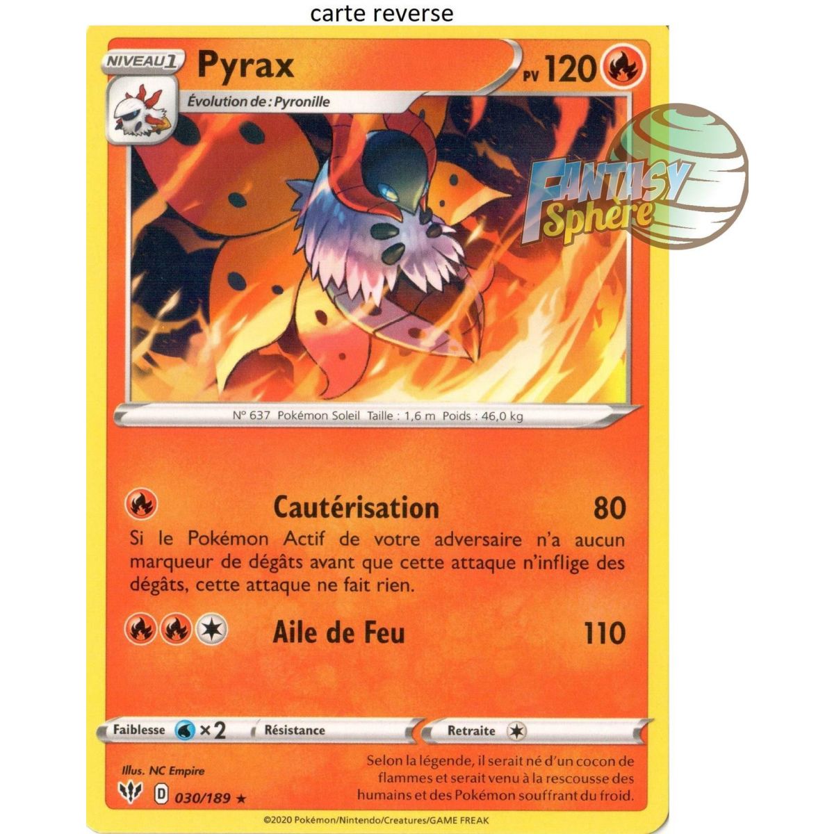 Item Pyrax - Reverse 30/189 - EB03 Darkness Ablaze