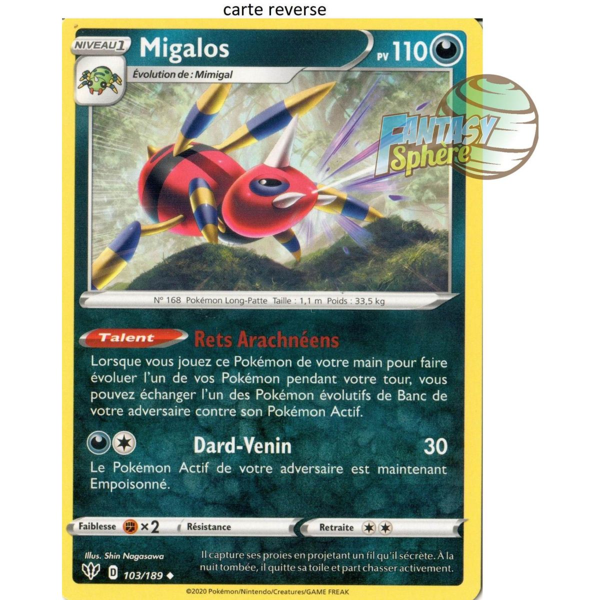 Migalos - Reverse 103/189 - EB03 Darkness Ablaze