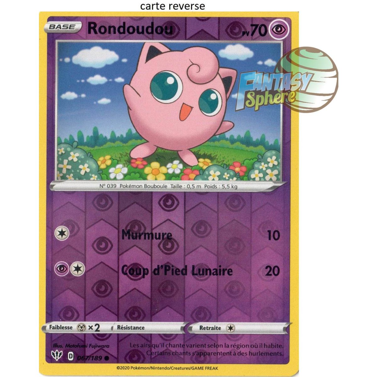 Item Jigglypuff - Reverse 67/189 - EB03 Darkness Ablaze