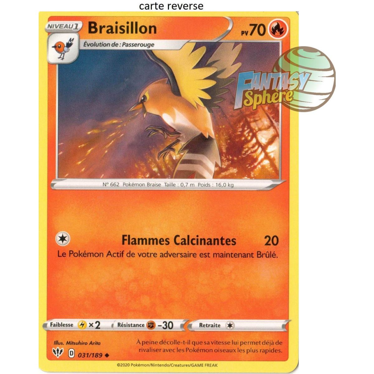 Braisillon - Reverse 31/189 - EB03 Darkness Ablaze