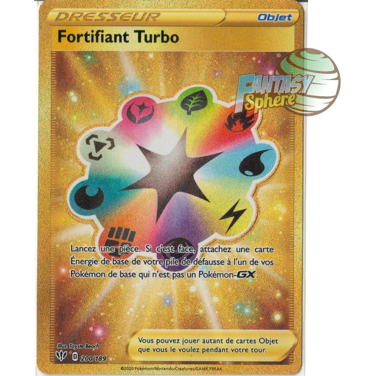 Turbo Fortifier - Secret Rare 200/189 - EB03 Darkness Ablaze