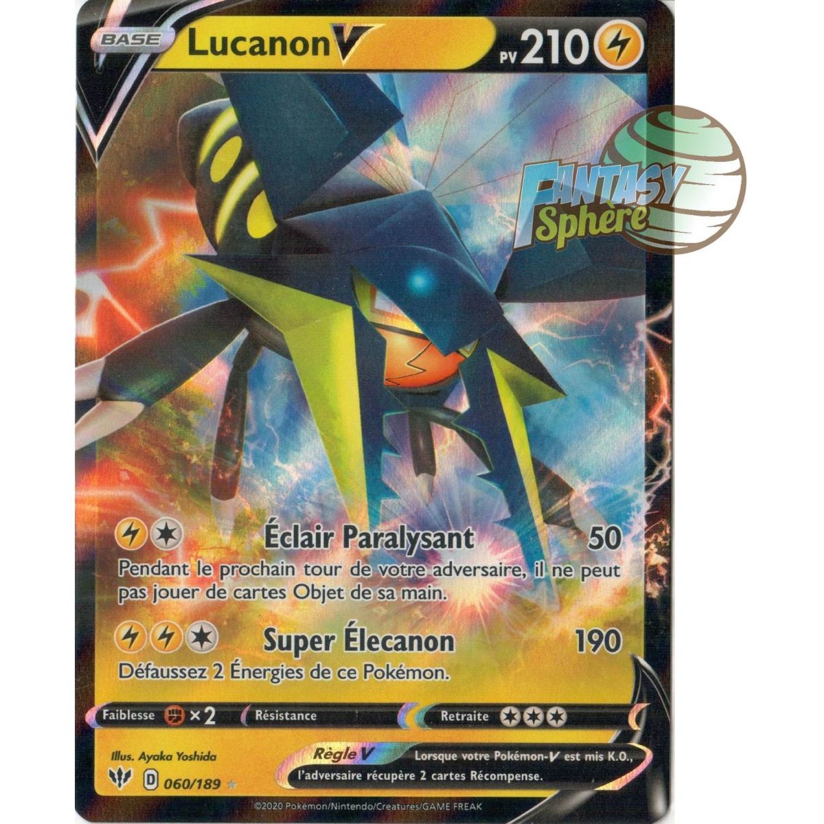 Item Lucanon V - Ultra Rare 60/189 - Sword and Shield 3 Burning Darkness