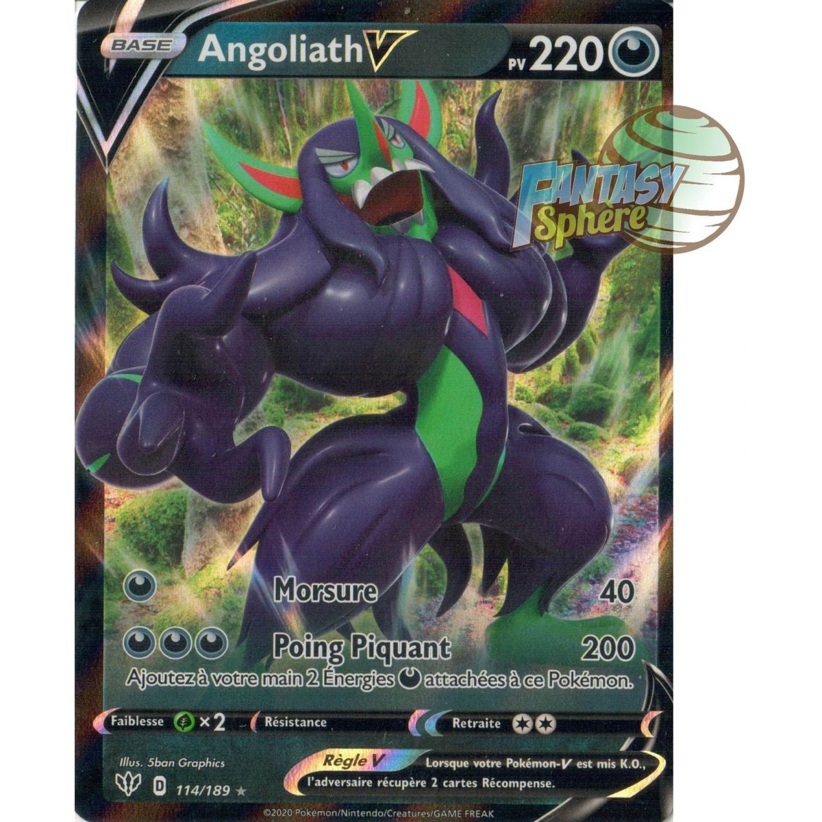 Angoliath V - Ultra Rare 114/189 - EB03 Darkness Ablaze