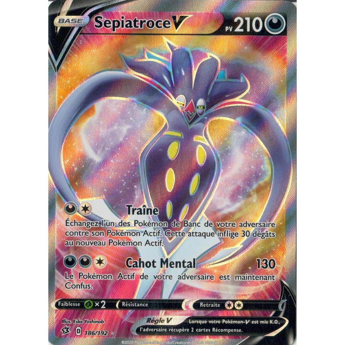 Item Sepiatroce V - Full Art Ultra Rare 186/192 EB02 Clash of the Rebels