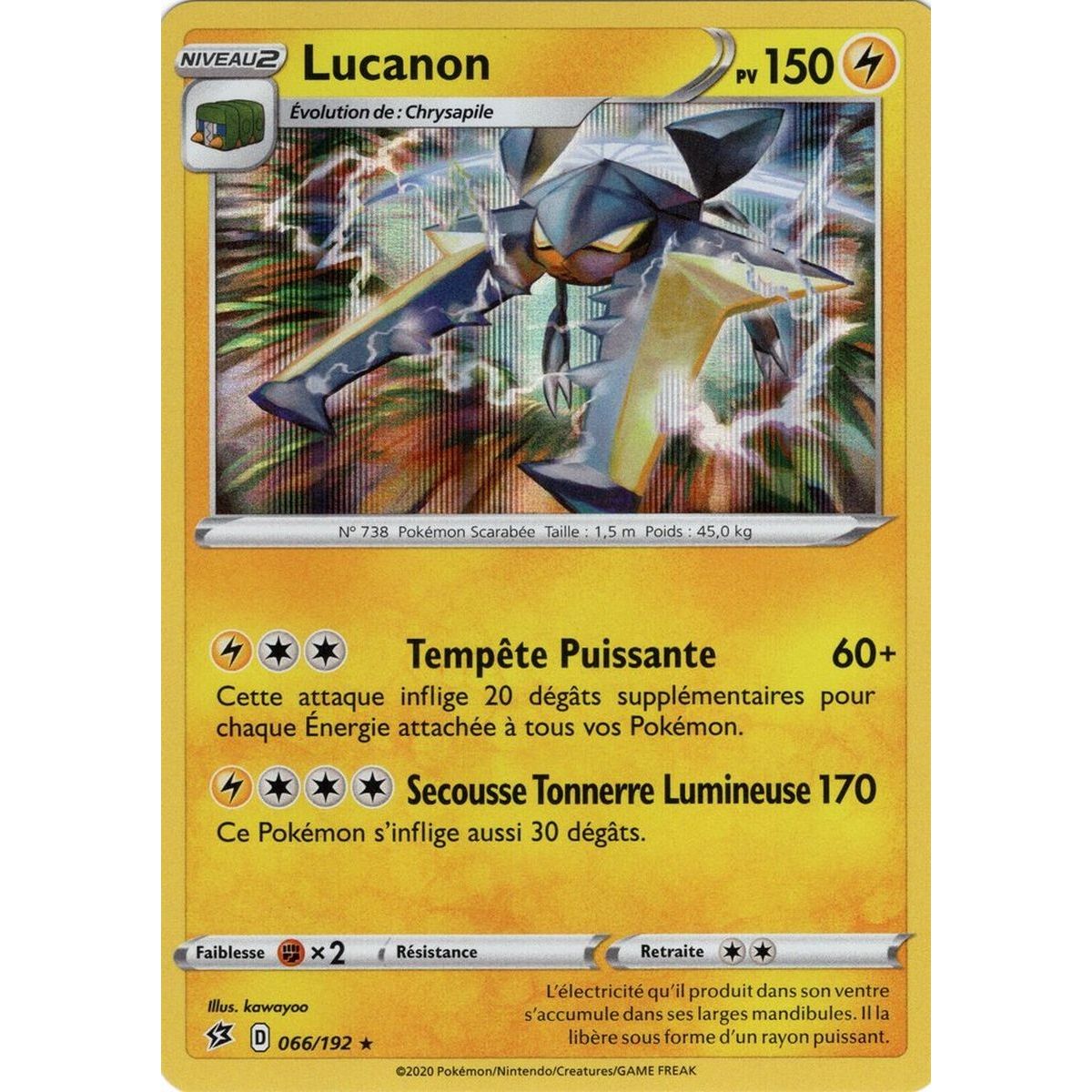 Item Lucanon - Holo Rare 066/192 EB02 Rebel Clash
