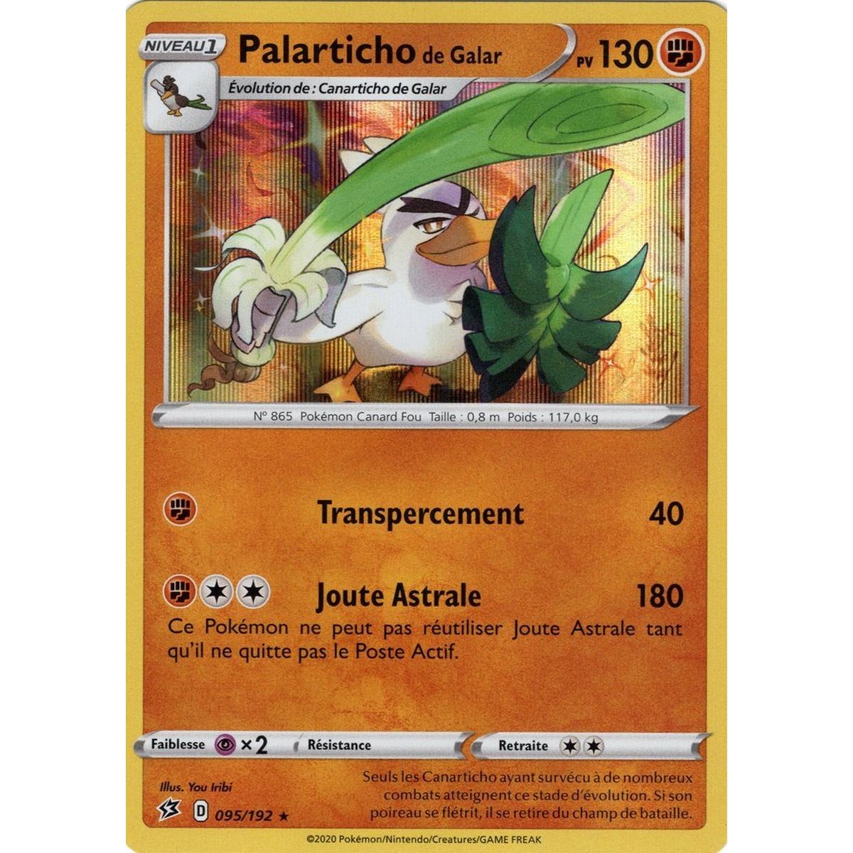 Palarticho de Galar - Holo Rare 095/192 EB02 Clash des Rebelles