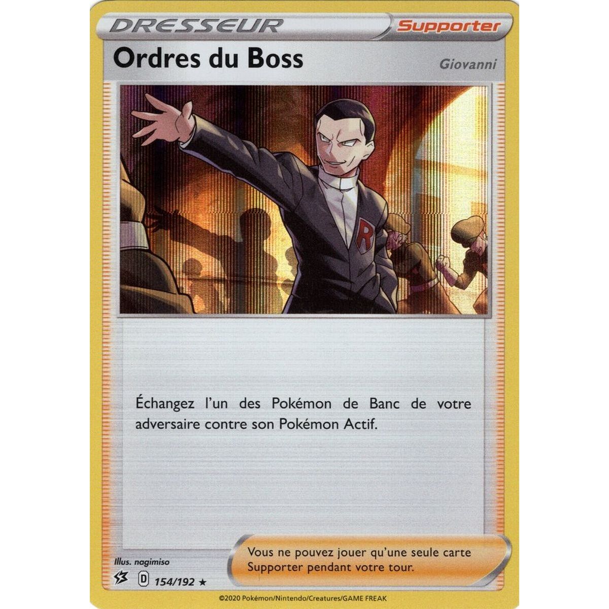 Boss's Orders - Holo Rare 154/192 EB02 Rebel Clash