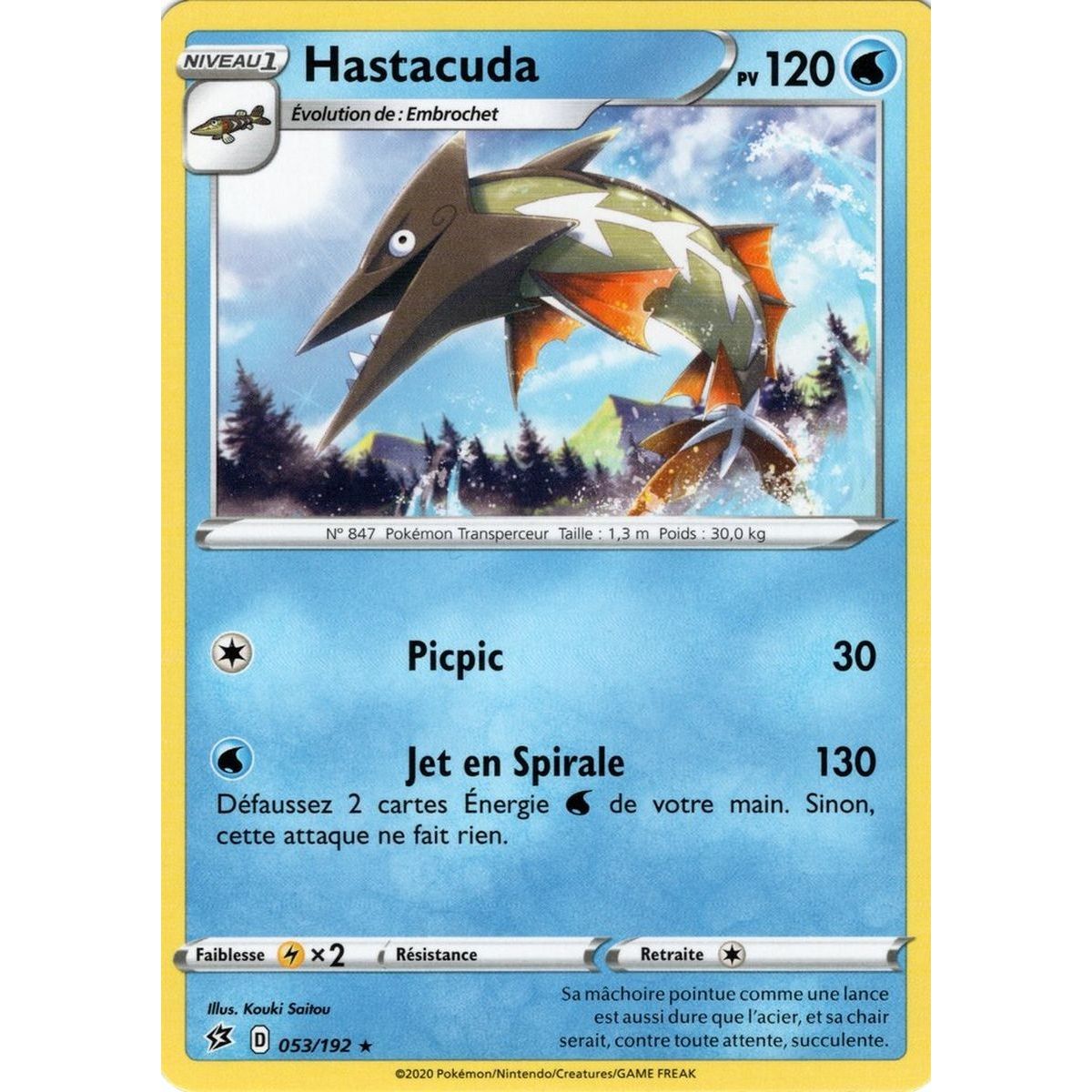 Hastacuda - Rare 053/192 EB02 Rebel Clash