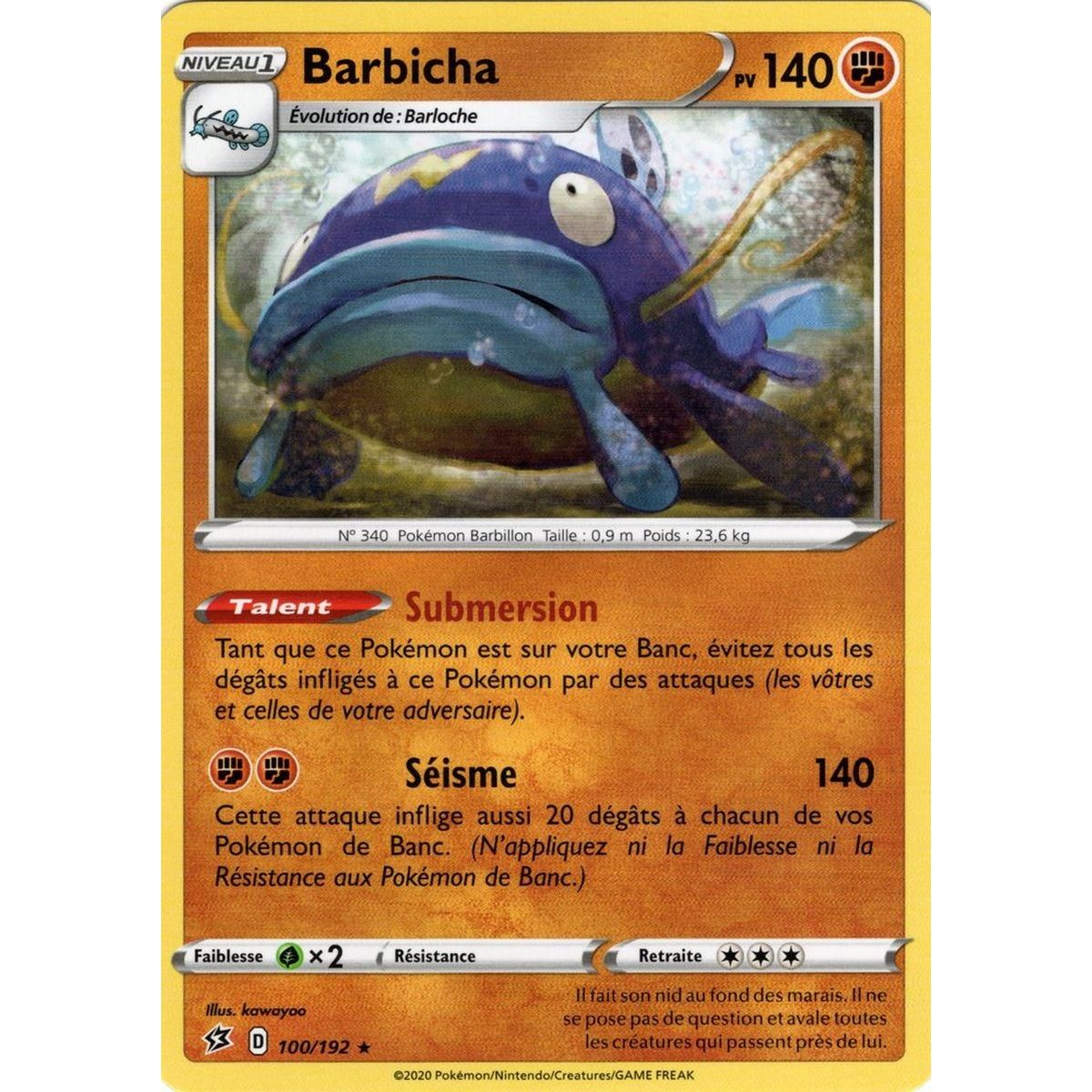 Barbicha - Rare 100/192 EB02 Clash of the Rebels