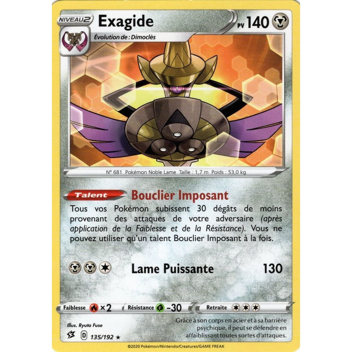 Exagide - Rare 135/192 EB02 Clash of the Rebels