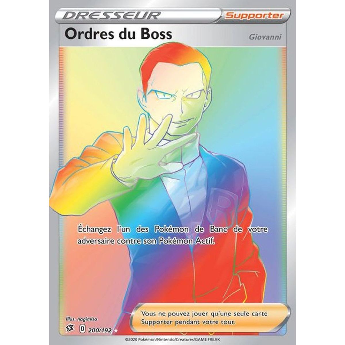 Boss's Orders - Secret Rare 200/192 EB02 Rebel Clash