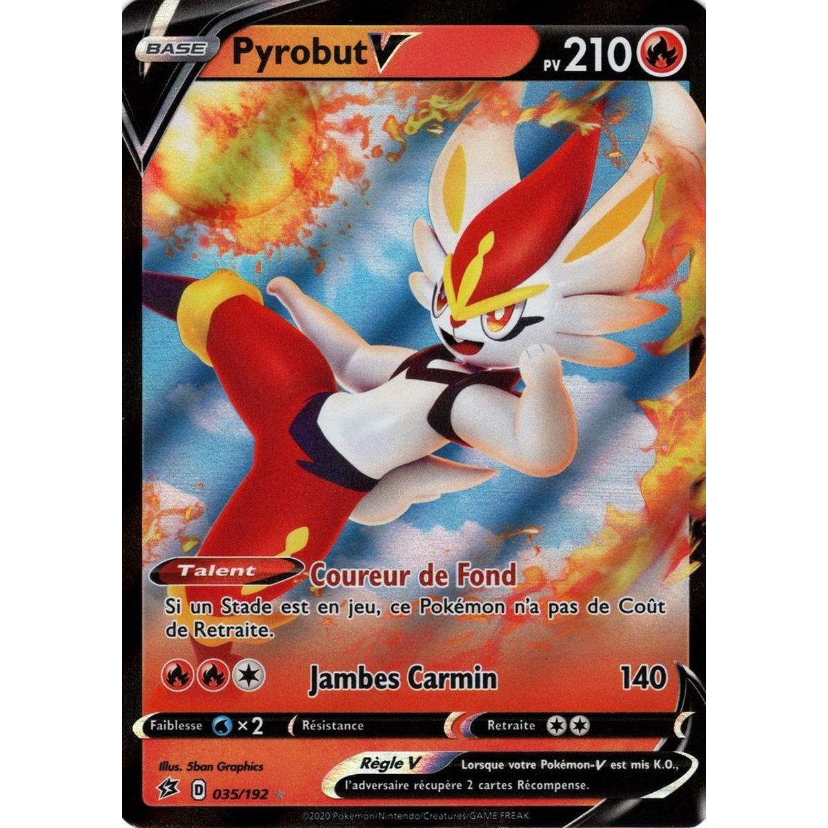 Pyrobut V - Ultra Rare 035/192 EB02 Clash of the Rebels