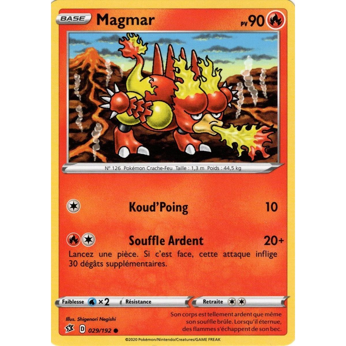 Magmar - Reverse 029/192 EB02 Clash des Rebelles