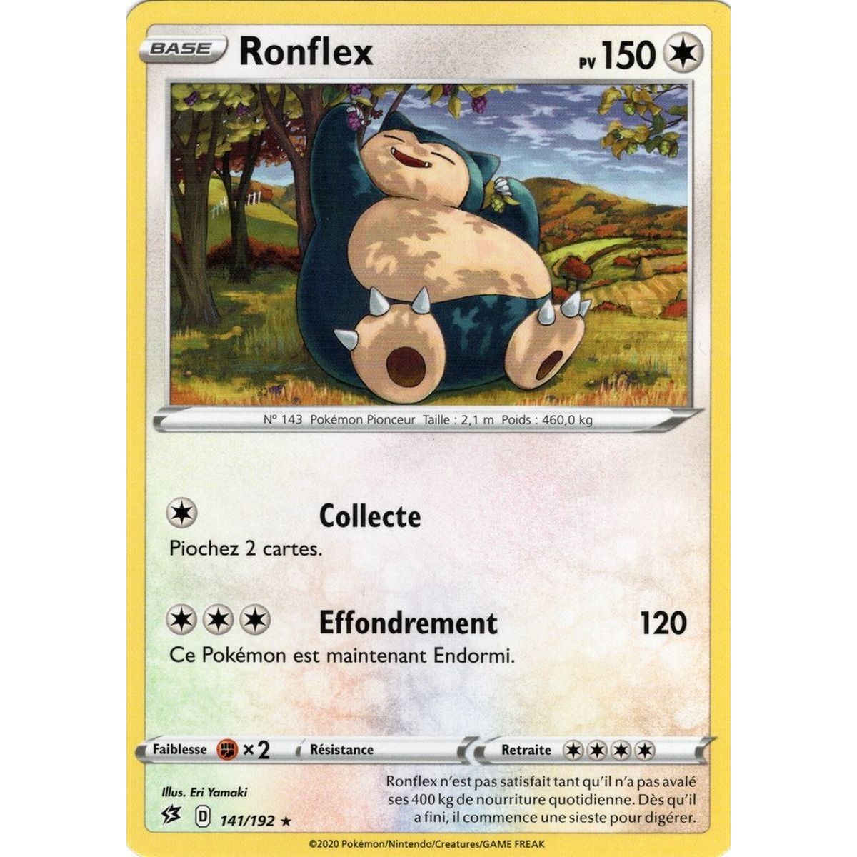 Snorlax - Reverse 141/192 EB02 Clash of the Rebels