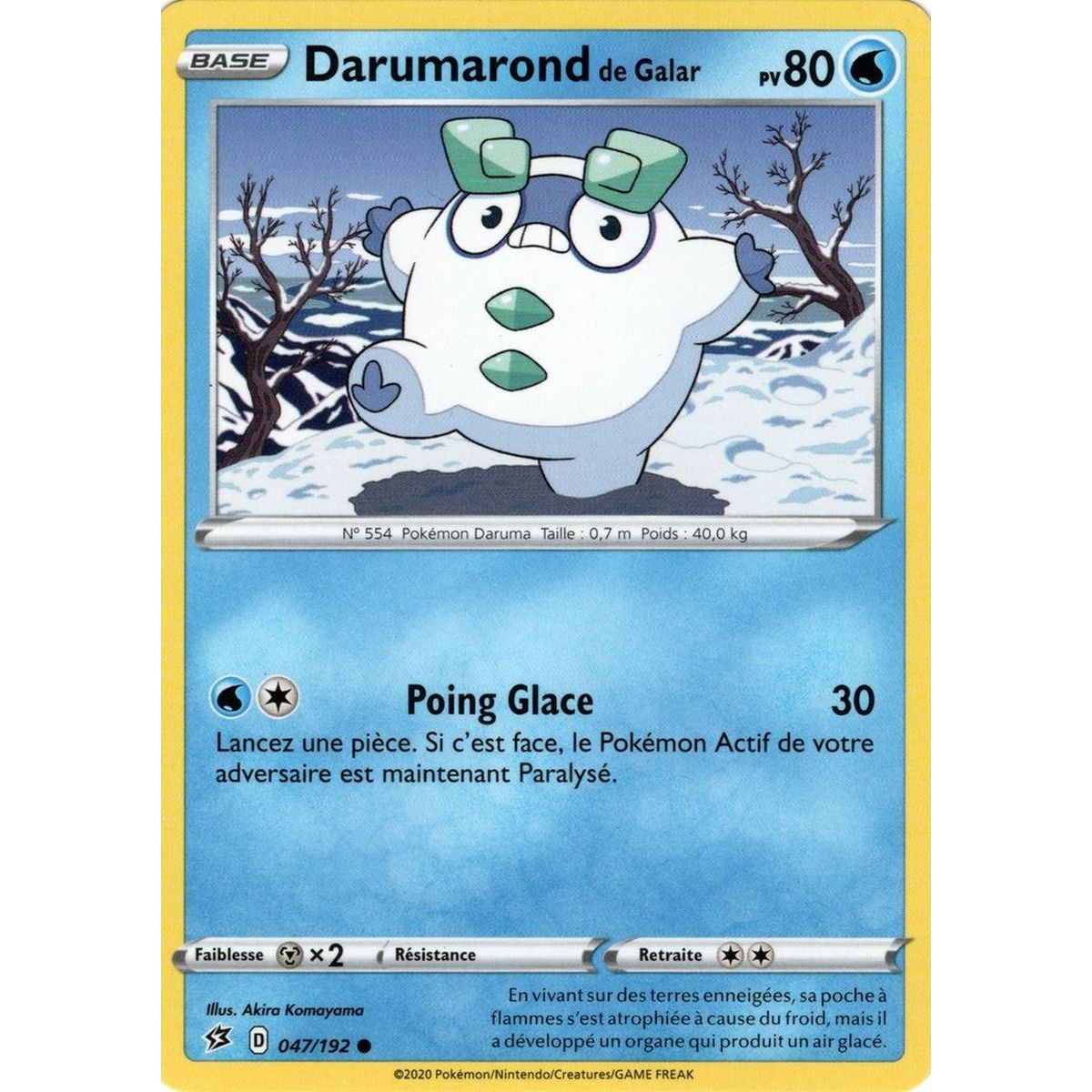 Darumarond de Galar - Reverse 047/192 EB02 Clash des Rebelles