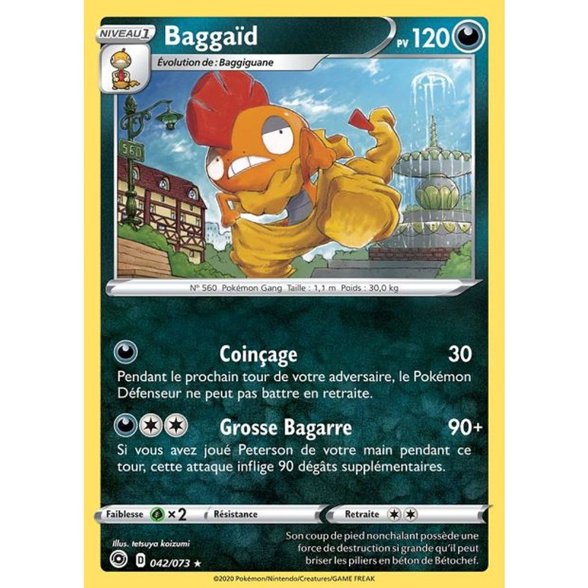 Baggaïd - Holo Rare 42/73 EB3. Sword and Shield 3.5: The Way of the Master