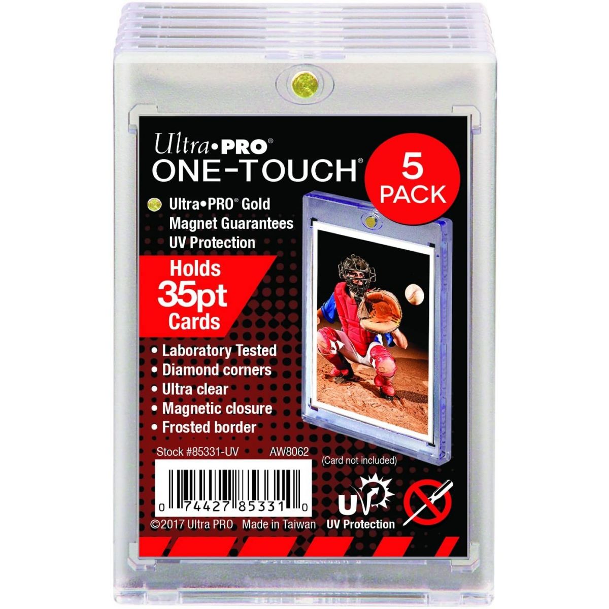 Ultra Pro - Pack of 5 One-Touch 35PT Anti-UV Magnetic Holder (5)