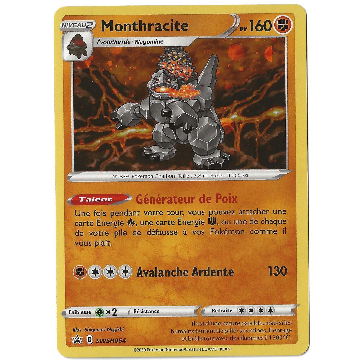 Item Monthracite - Holo Rare - SWSH054