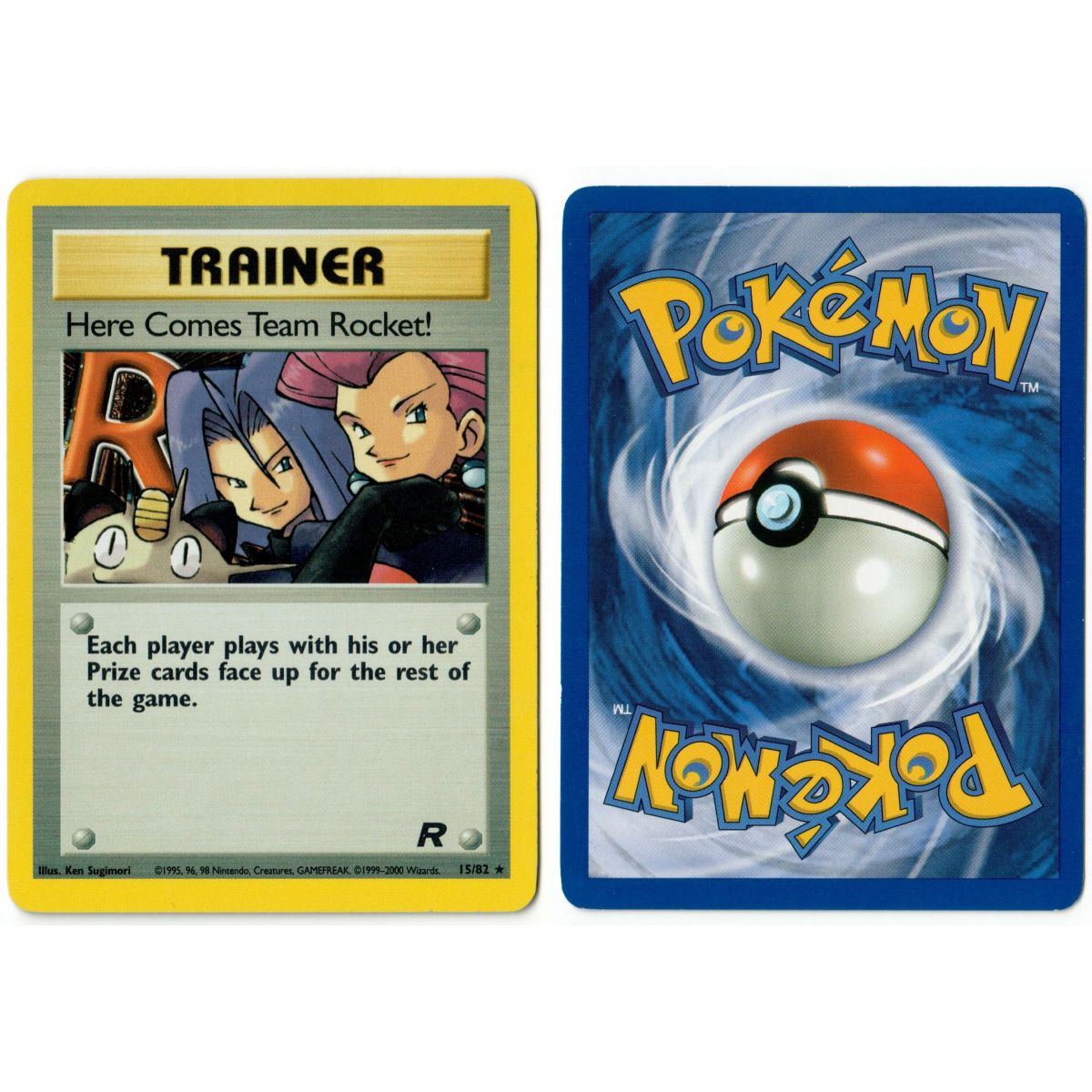 Here Comes Team Rocket! 15/82 Team Rocket Holo Unlimited English View Scan