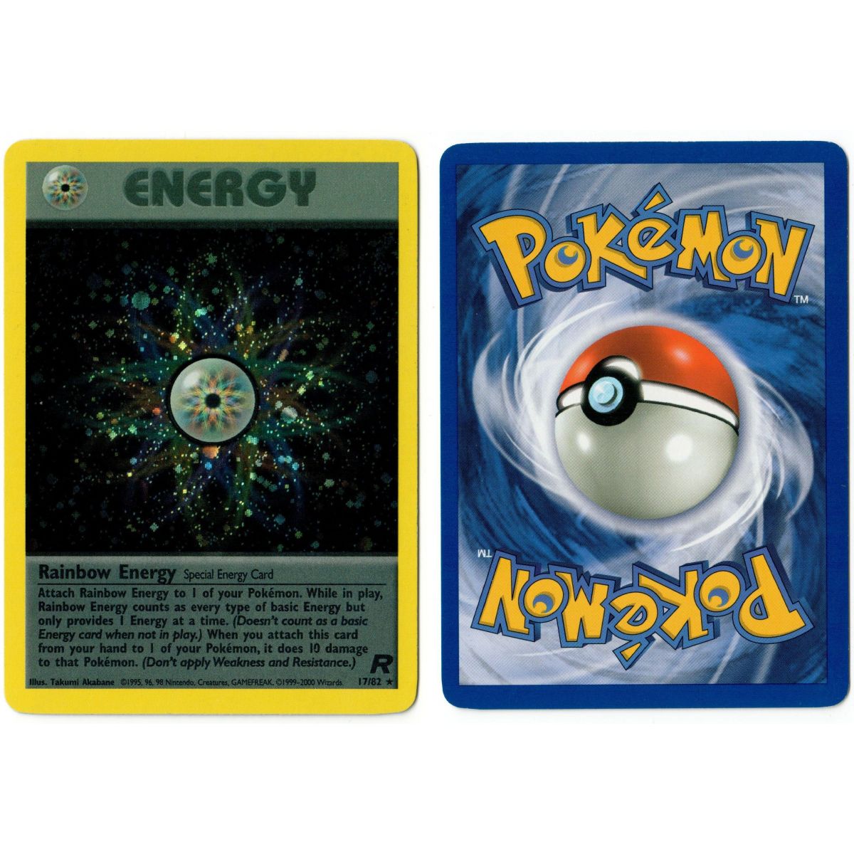 Item Rainbow Energy 17/82 Team Rocket Holo Unlimited English View Scan