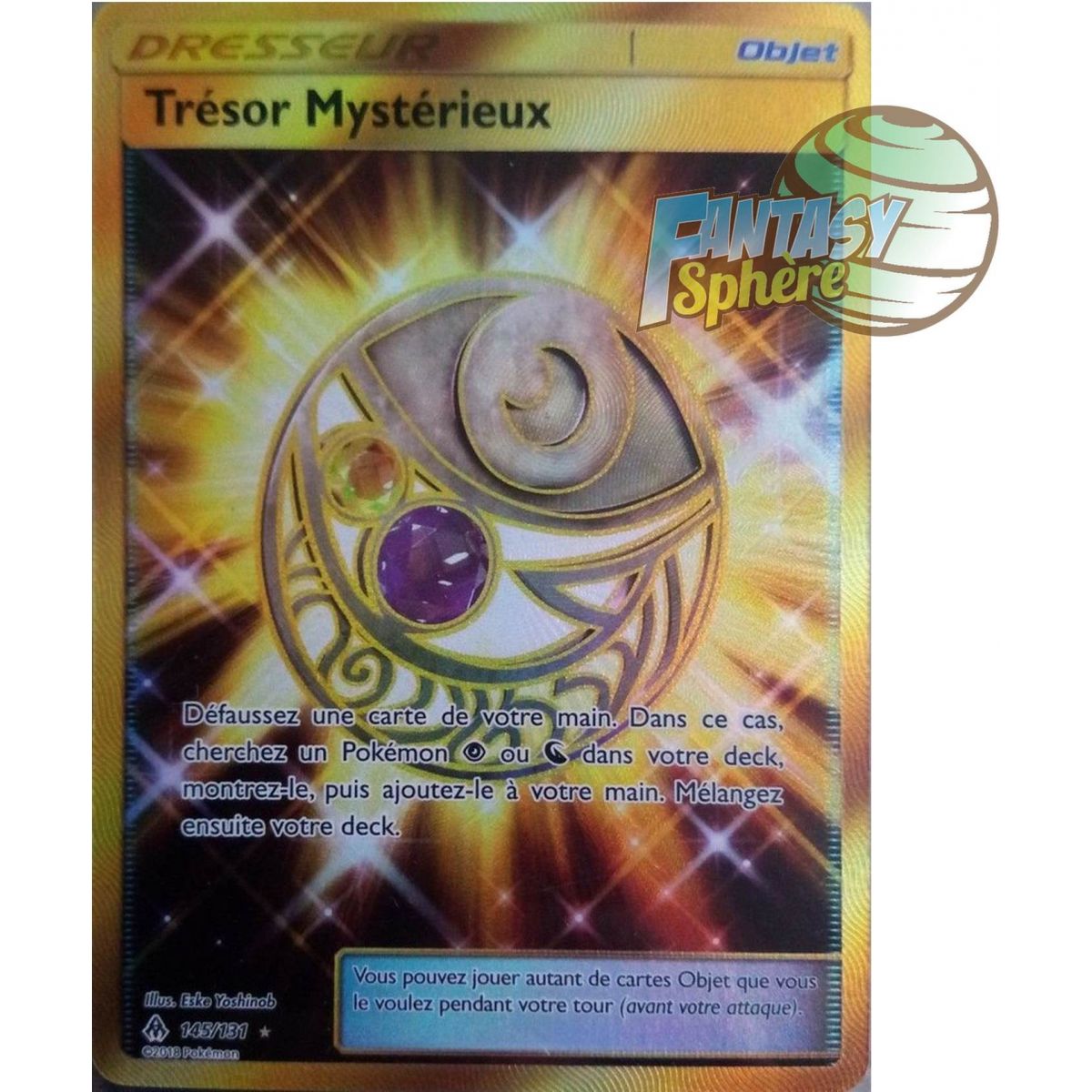 Trésor Mysterieux SECRETE - 145-131 - SL6 - Carte Pokémon Dresseur