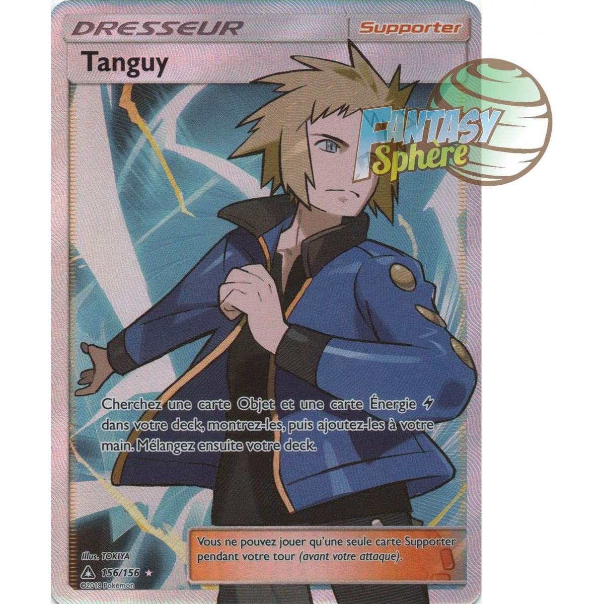 Tanguy - Full Art Ultra Rare 156/156 - Sun and Moon 5 Ultra Prism