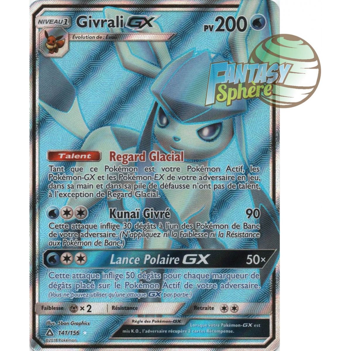 Givrali GX - Full Art Ultra Rare 141/156 - Sun and Moon 5 Ultra Prism