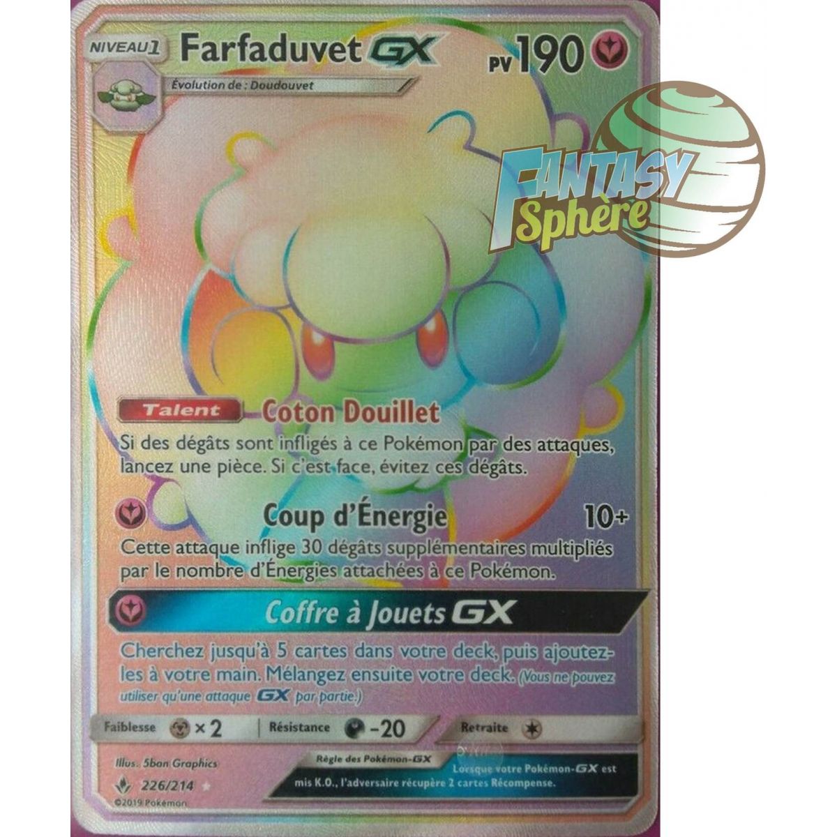 Farfaduvet GX - Secret Rare 226/214 - Sun and Moon 10 Infallible Alliance