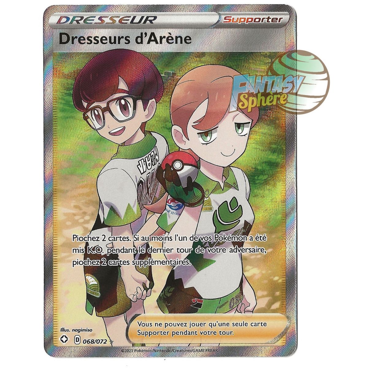Arena Trainers - Full Art Ultra Rare 68/72 - Sword and Shield Radiant Fates